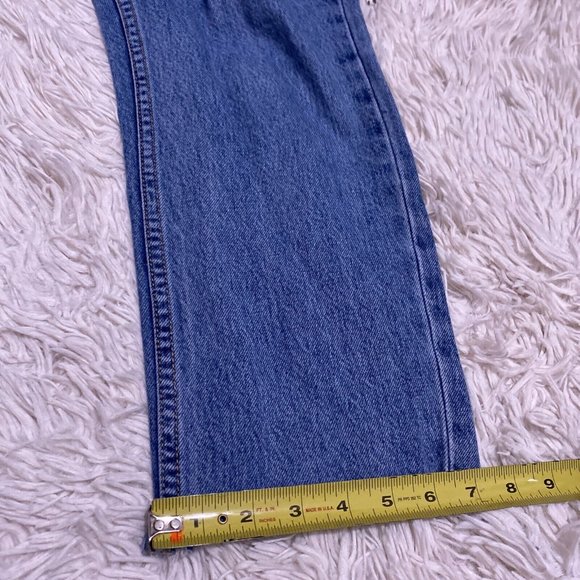 KSubi Blue Women’s Jeans Size 30” X 27 Raw Hem Chlo wasted Bae Blue high Waist - Picture 16 of 16